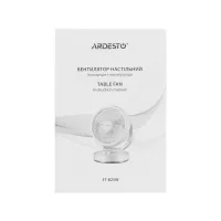 Вентилятор ARDESTO FT-B25W настільний, 15см, 30Вт
