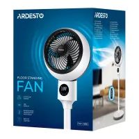 Вентилятор ARDESTO FNT-C880 підлоговий, 50Вт, чорно-білий