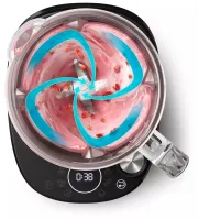 Блендер PHILIPS HR3760/00 стаціонарний 1500Вт, скло, чорний