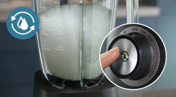 Блендер PHILIPS HR3041/00 стаціонарний Series 5000, 1200Вт, скло, чорний