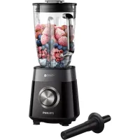 Блендер PHILIPS HR3030/00 стаціонарний Series 5000, 1200Вт, скло, чорний