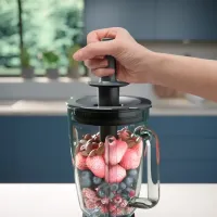 Блендер PHILIPS HR3030/00 стаціонарний Series 5000, 1200Вт, скло, чорний