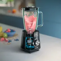 Блендер PHILIPS HR3030/00 стаціонарний Series 5000, 1200Вт, скло, чорний