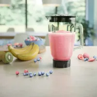 Блендер PHILIPS HR3030/00 стаціонарний Series 5000, 1200Вт, скло, чорний