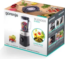 Блендер Gorenje B1000DE стаціонарний 1000Вт, скло, чорний