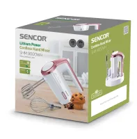 Міксер безпровідний Sencor SHM9000WH ручний Accu technology, 50Вт