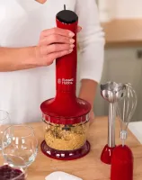 Блендер Russell Hobbs заглибний Desire 500Вт, 2в1, червоний (24700-56)