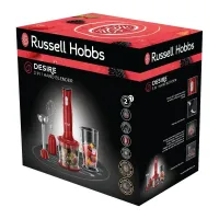 Блендер Russell Hobbs заглибний Desire 500Вт, 2в1, червоний (24700-56)
