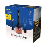 Блендер Russell Hobbs заглибний Desire Matte Charcoal, 500Вт, чорний (27141-56)