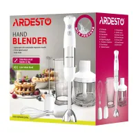 Блендер Ardesto HBG-800WWHCHML заглибний, 800Вт, 4в1