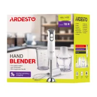 Блендер заглибний Ardesto HBL-1430 700Вт, 3в1, білий