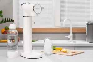 Сифон для газування води Ardesto SMW-02W, пляшка 1л, білий