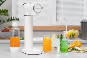 Сифон для газування води Ardesto SMW-02W, пляшка 1л, білий