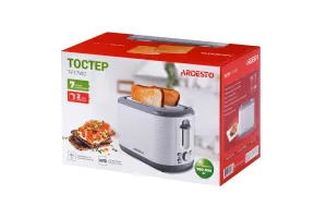 Тостер Ardesto White Stripes T-F17WG, 930Вт