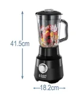 Блендер Russell Hobbs стаціонарний Matte Black 650Вт, чорний (24722-56)