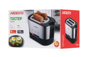 Тостер Ardesto Steel Collection T-K210, 1000Вт