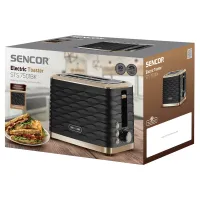 Тостер Sencor STS7501BK, 930Вт