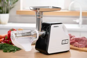 М'ясорубка Ardesto MGA-2300W, 2300Вт, біло-чорна