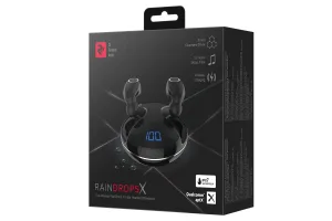 Навушники 2E RainDrops Х True Wireless Waterproof Mic Black (2E-EBTWRDXBK)