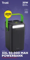 Акумулятор портативний Trust Redoh XXL, 50000мА·год, 20W, чорний (25196_TRUST)