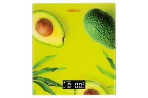 Ваги Ardesto кухонні Avocado, 5кг, скло (SCK-893AVOCADO)
