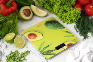 Ваги Ardesto кухонні Avocado, 5кг, скло (SCK-893AVOCADO)