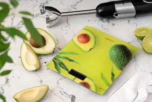 Ваги Ardesto кухонні Avocado, 5кг, скло (SCK-893AVOCADO)