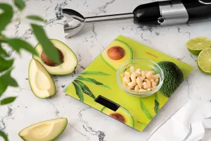 Ваги Ardesto кухонні Avocado, 5кг, скло (SCK-893AVOCADO)