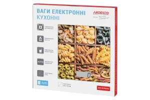 Ваги Ardesto кухонні Pasta, 5кг (SCK-893PASTA)