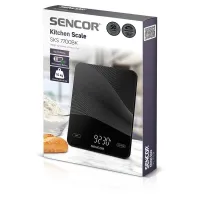 Ваги Sencor кухонні, 10кг, скло (SKS7700BK)