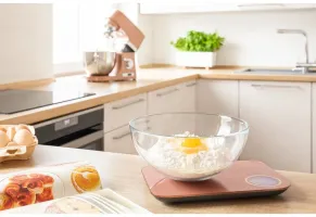 Ваги Sencor кухонні, 5кг, підключення до смартфону, пластик (SKS7075RS)