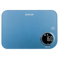 Ваги Sencor кухонні, 5кг, підключення до смартфону, пластик (SKS7072BL)