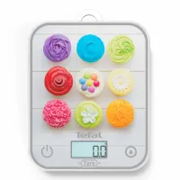 Ваги Tefal кухонні Optiss Cake Pops, 5кг, скло (BC50D4V0)