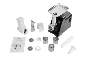 М'ясорубка Ardesto MGK-2400, 2400Вт, чорно-срібний