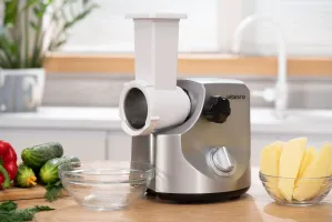 М'ясорубка Ardesto MGA-3000W, 3000Вт, метал, сріблястий