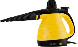 Пароочисник Sencor, 1000Вт, 350мл, 3Бар, жовтий (SSC3001YL)