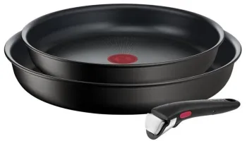 Набір посуду Tefal Ingenio Unlimited, змінна ручка, 3предмети, алюміній, бакеліт, чорний (L7638942)