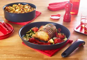 Набір посуду Tefal Ingenio Unlimited, змінна ручка, 3предмети, алюміній, бакеліт, чорний (L7638942)
