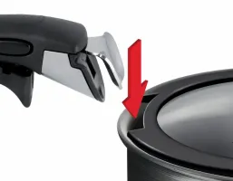 Набір скляних кришок Tefal Ingenio, 16см, 18см, 20см, скло, пластик, чорний (L9849053)