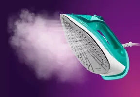 Праска Philips 3000 series, 2400Вт, 300мл, паровий удар -180гр, постійна пара - 40гр, керам. підошва, бірюзовий (DST3030/70)