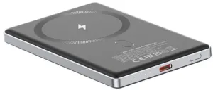 Зовнішній акумулятор Canyon OnPower 505 slim Magsafe 5000 mAh PD20W Dark Grey (CNS-CPB505DG)