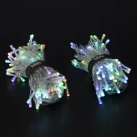 Гірлянда Smart LED Twinkly Icicle RGB 190 IP44 5м кабель прозорий (TWI190STP-TEU)