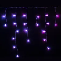 Гірлянда Smart LED Twinkly Icicle RGB 190 IP44 5м кабель прозорий (TWI190STP-TEU)