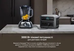 Зарядна станція Anker Solix C1000X Gen2 / 2000 Вт / 1024 Вт⋅год / LiFePO4 (A17633A1)