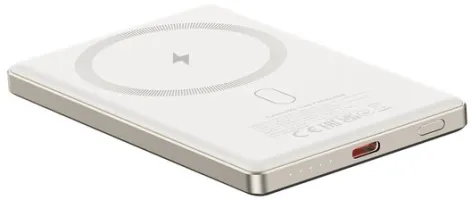 Зовнішній акумулятор Canyon OnPower 505 slim Magsafe 5000 mAh PD20W Beige (CNS-CPB505BE)