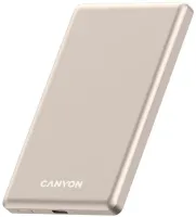 Зовнішній акумулятор Canyon OnPower 505 slim Magsafe 5000 mAh PD20W Beige (CNS-CPB505BE)