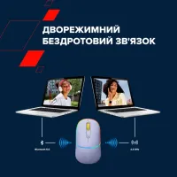Миша бездротова Canyon MW-22 Dual Band RGB Wireless Mountain Lavender (CNS-CMSW22ML)