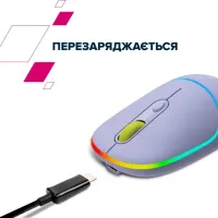 Миша бездротова Canyon MW-22 Dual Band RGB Wireless Mountain Lavender (CNS-CMSW22ML)
