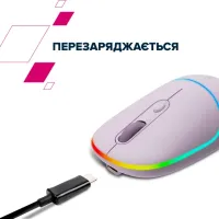 Миша бездротова Canyon MW-22 Dual Band RGB Wireless Pearl Rose (CNS-CMSW22PR)