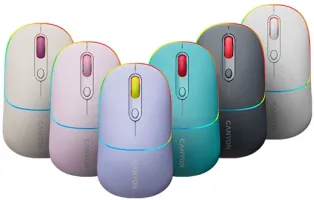 Миша бездротова Canyon MW-22 Dual Band RGB Wireless Pearl Rose (CNS-CMSW22PR)